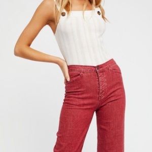 Free People Beach White Tank Top